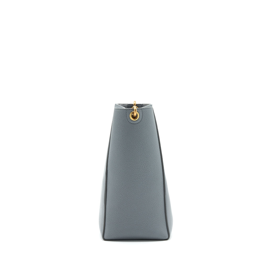 CELINE SMALL SANGLE BUCKET BAG GREY GHW