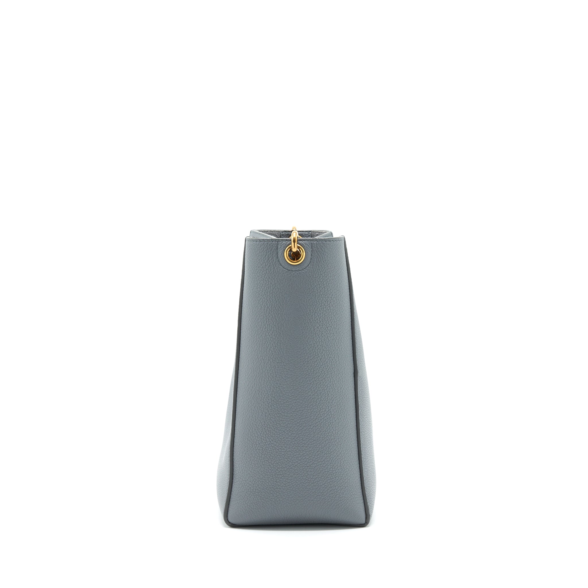 CELINE SMALL SANGLE BUCKET BAG GREY GHW