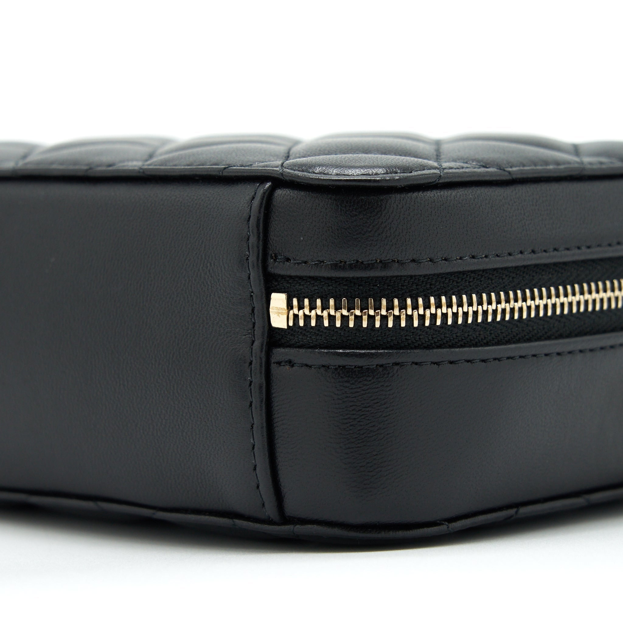 CHANEL PEARL CRUSH CAMERA BAG LAMBSKIN BLACK GHW