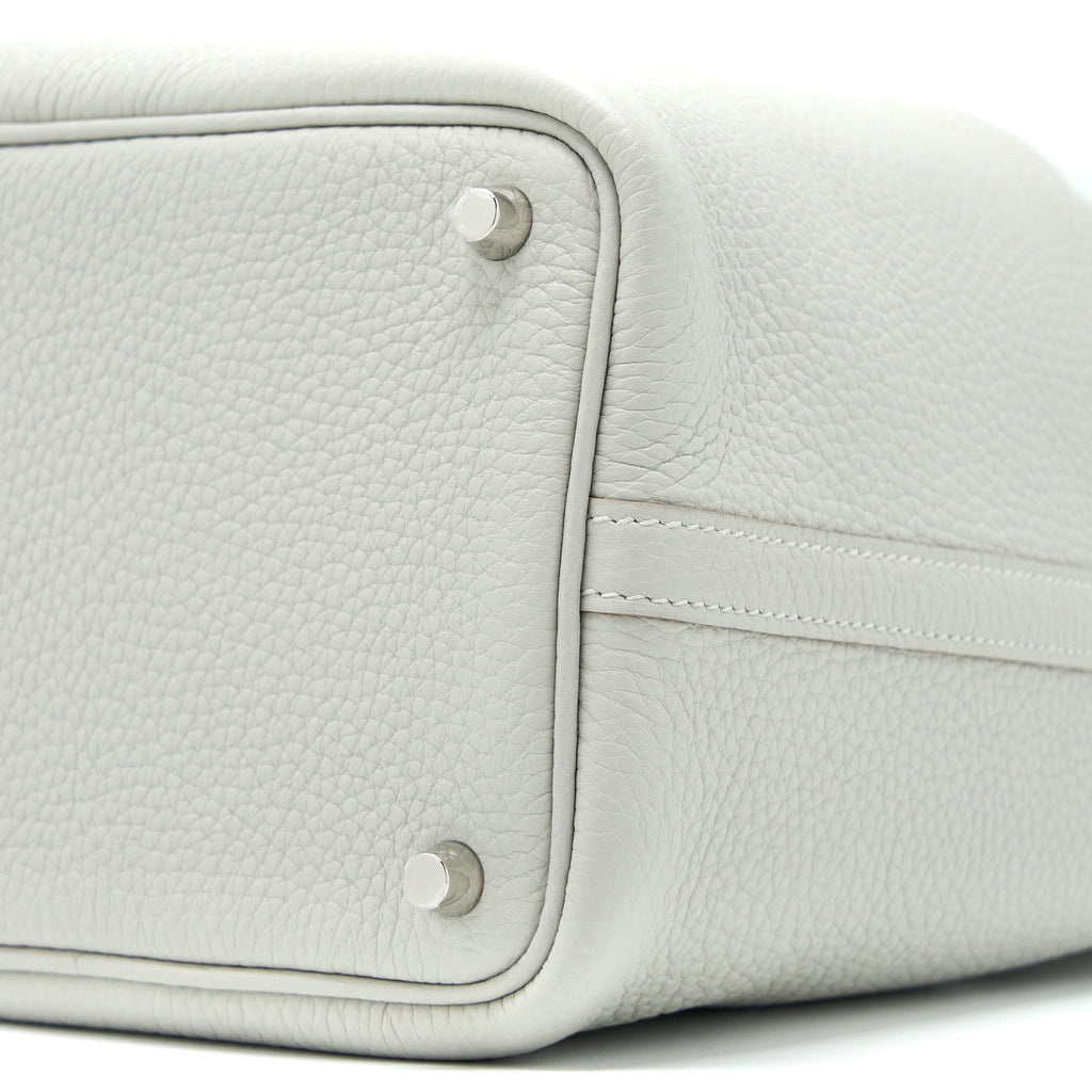 HERMES PICOTIN 18 CLEMENCE GRIS PEARL SHW