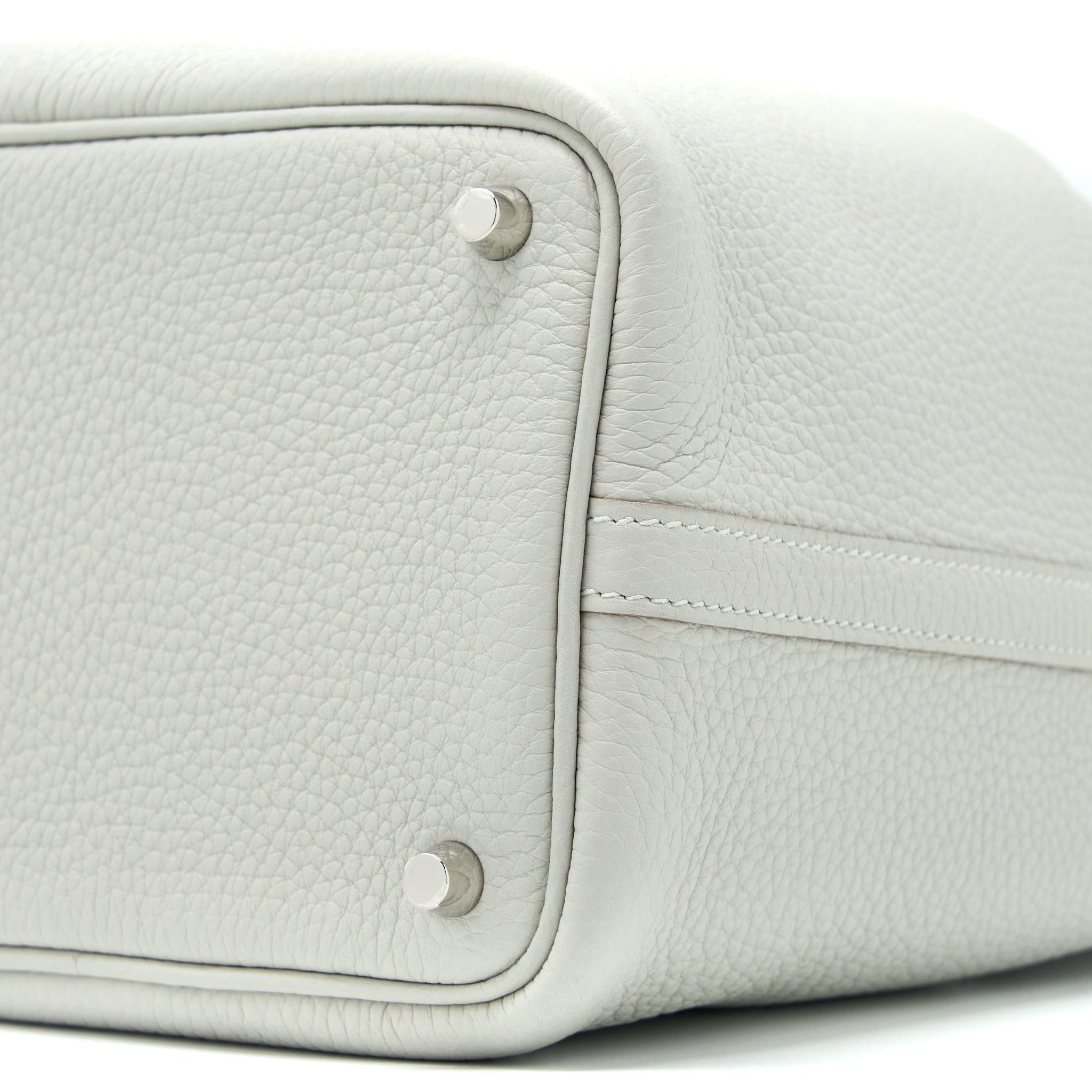 HERMES PICOTIN 18 CLEMENCE GRIS PEARL SHW