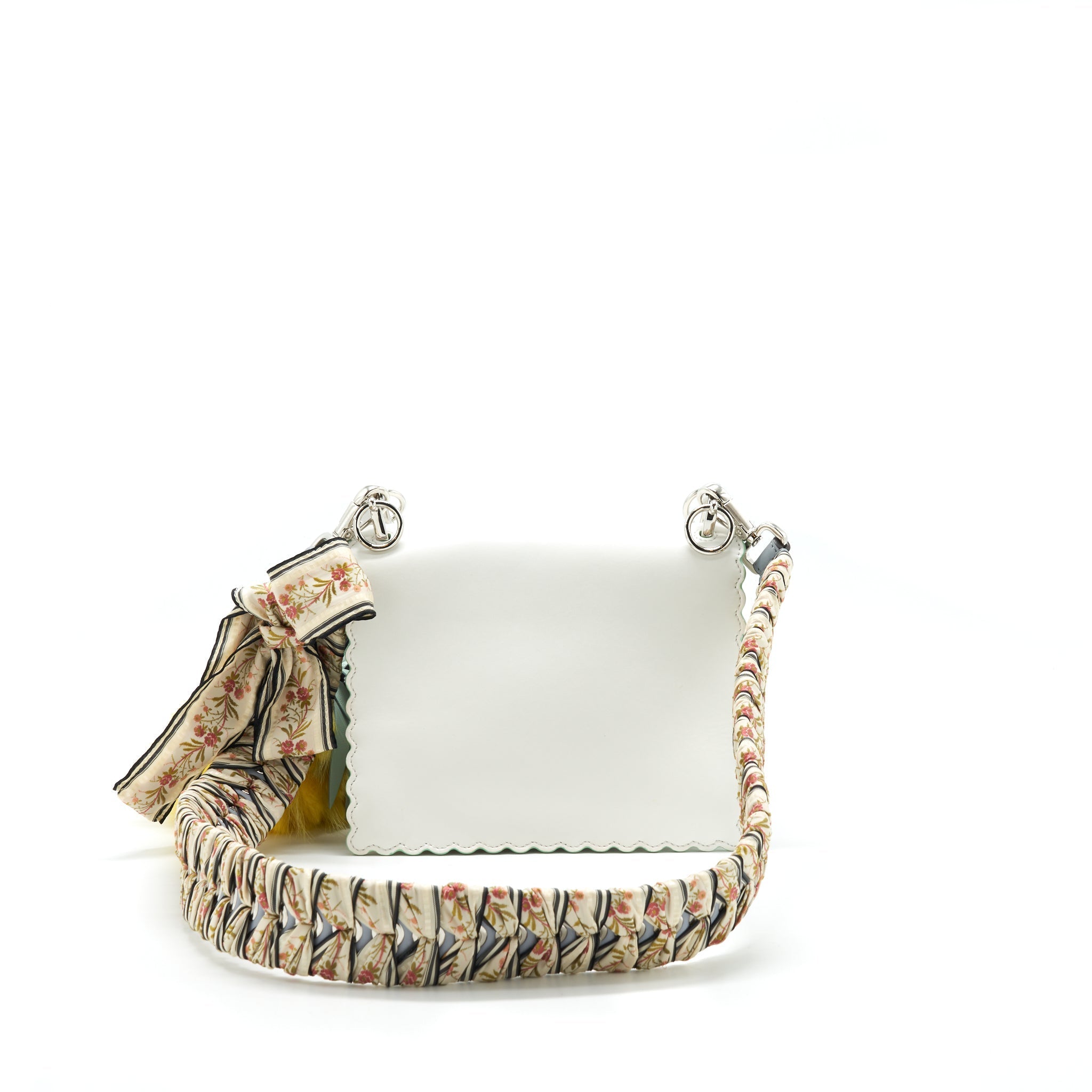 FENDI RUNWAY SMALL KAN I WITH STRAPS AND BAG CHARM