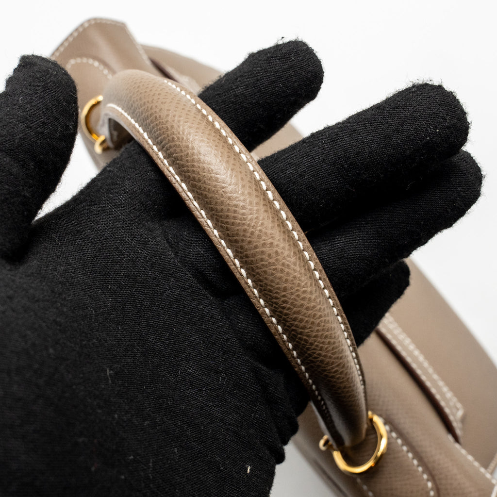 HERMES KELLY 28 EPSOM ETOUPE GHW
