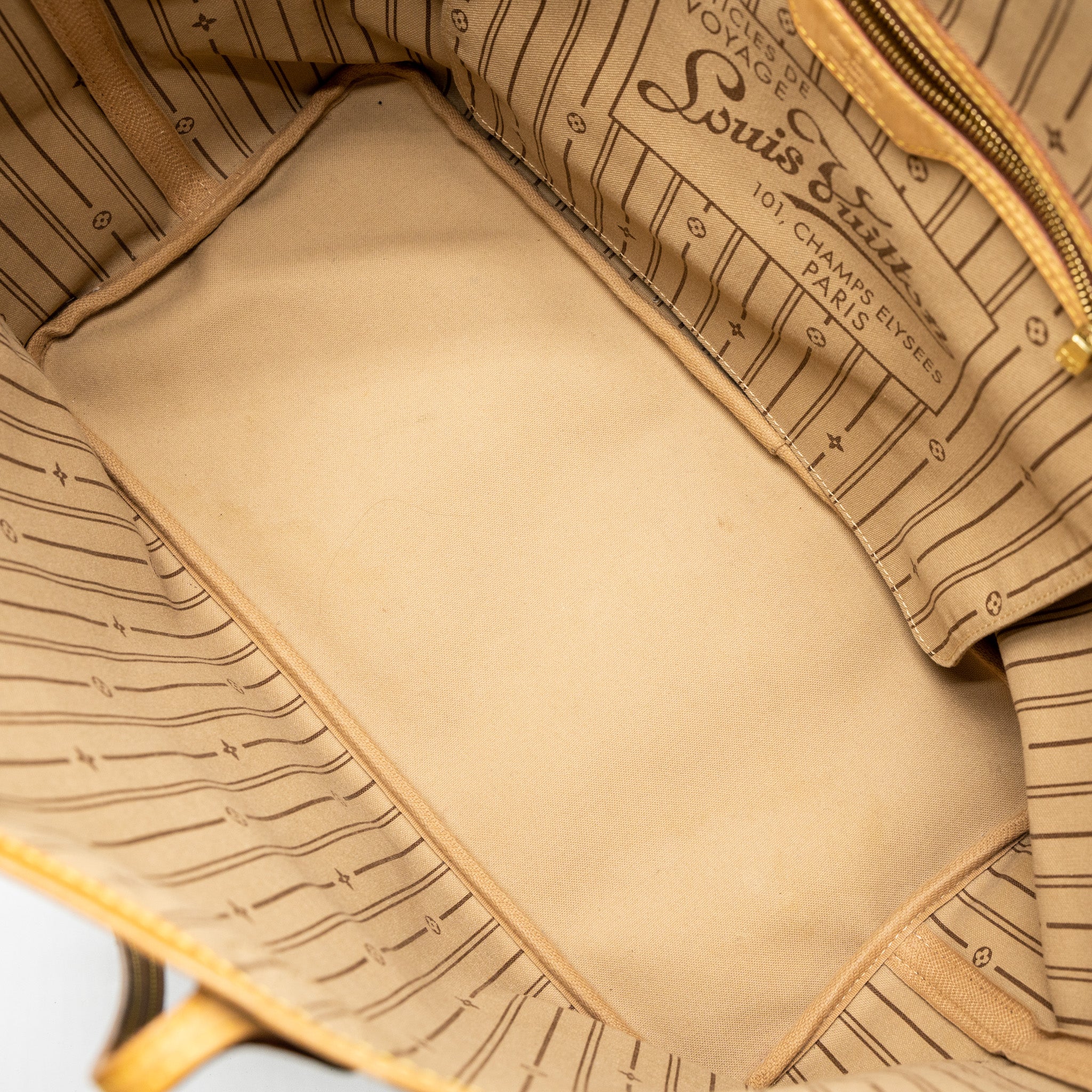 LOUIS VUITTON NEVERFULL GM MONOGRAM CANVAS GHW