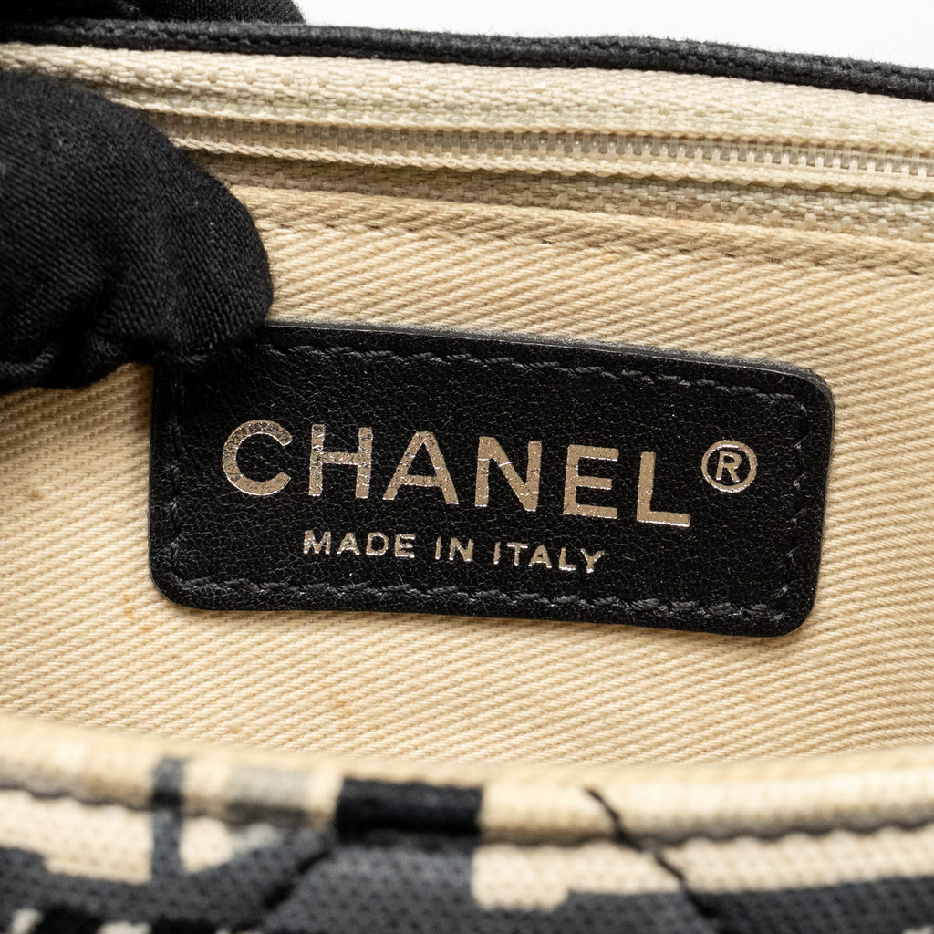 CHANEL LE TRAIN FLAP BAG FABRIC MULTICOLOUR SHW