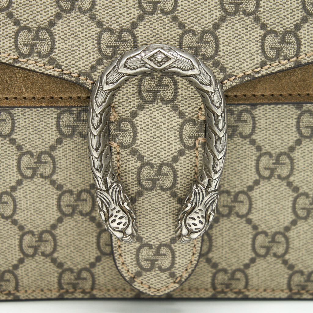 GUCCI DIONYSUS GG SUPREME MINI BAG BEIGE