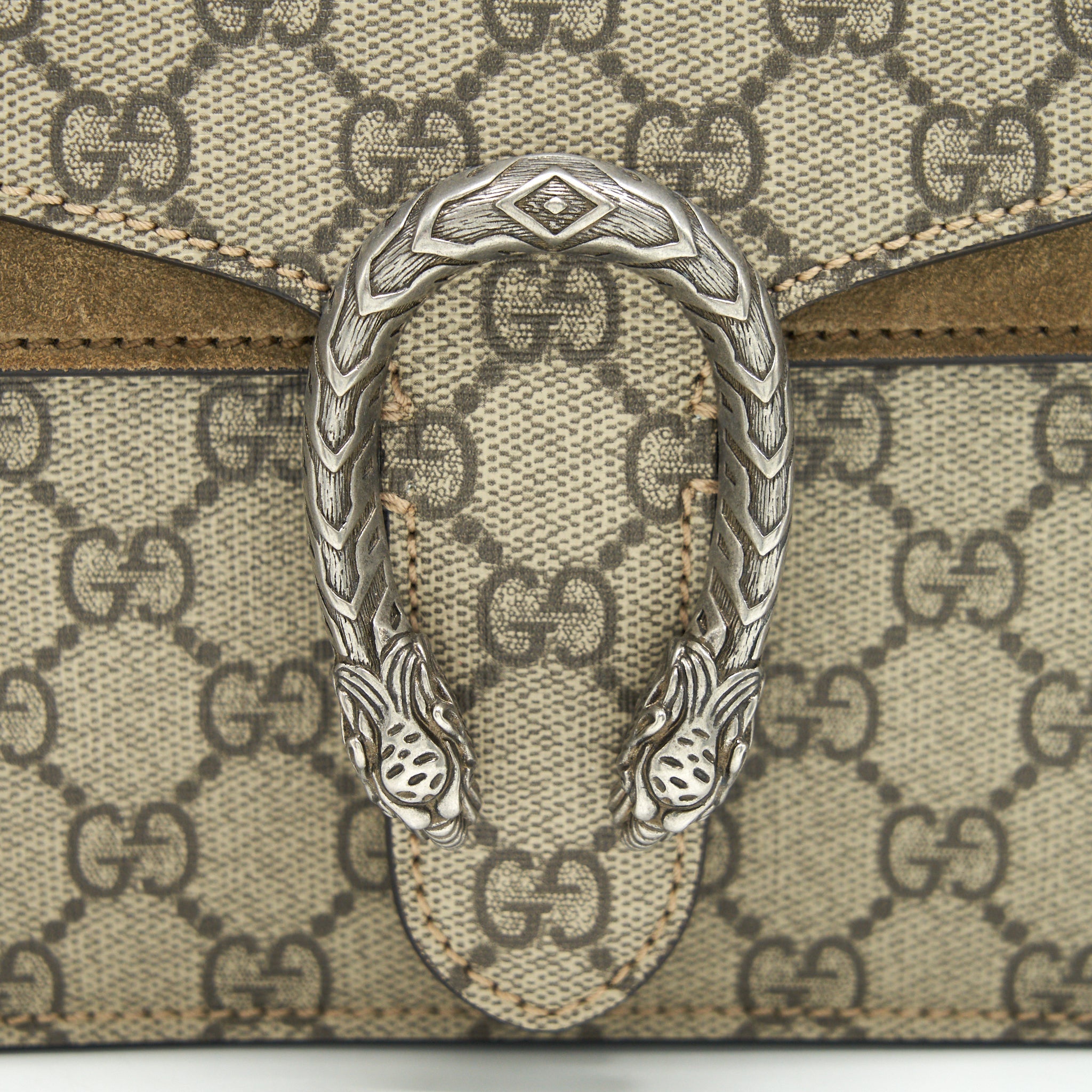 GUCCI DIONYSUS GG SUPREME MINI BAG BEIGE