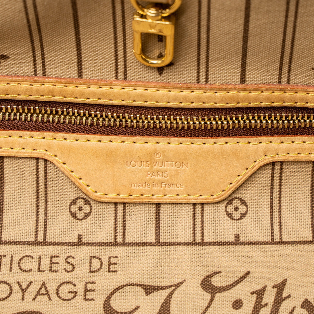 LOUIS VUITTON NEVERFULL GM MONOGRAM CANVAS GHW