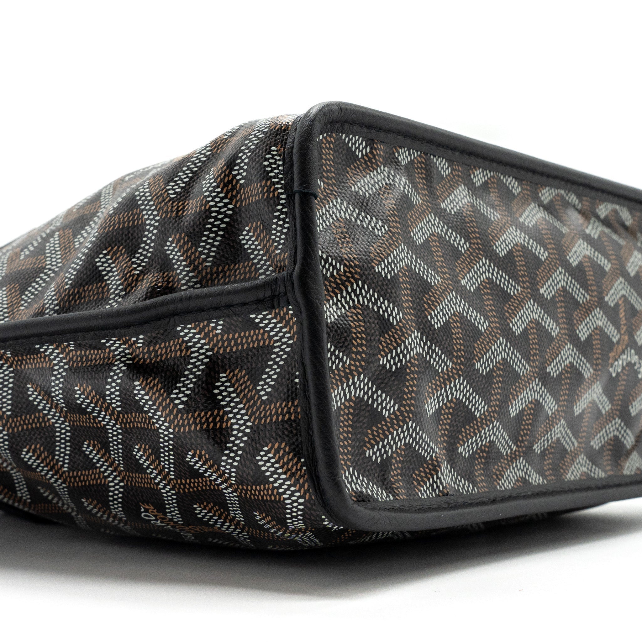 GOYARD ANJOU MINI BAG CANVAS/CALFSKIN BLACK SHW