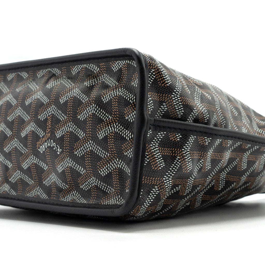 GOYARD ANJOU MINI BAG CANVAS/CALFSKIN BLACK SHW