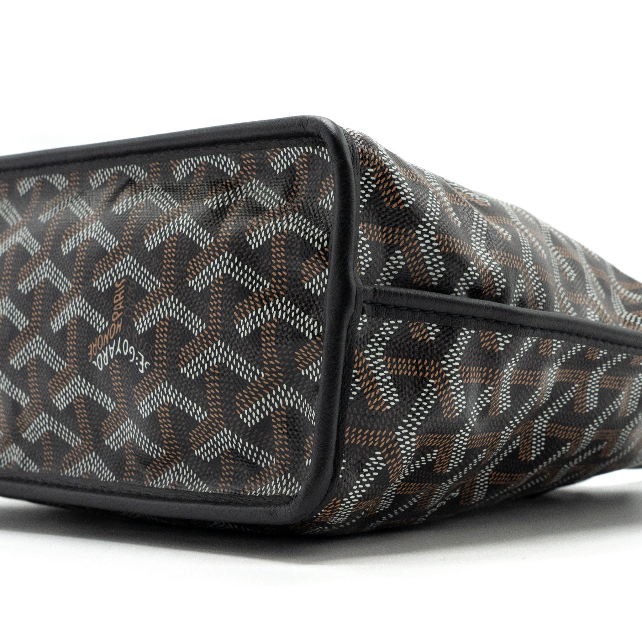 GOYARD ANJOU MINI BAG CANVAS/CALFSKIN BLACK SHW