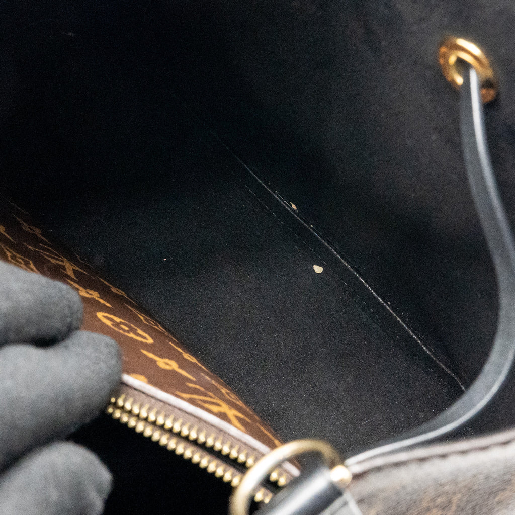 LOUIS VUITTON NEO NOE MONOGRAM CANVAS BLACK GHW