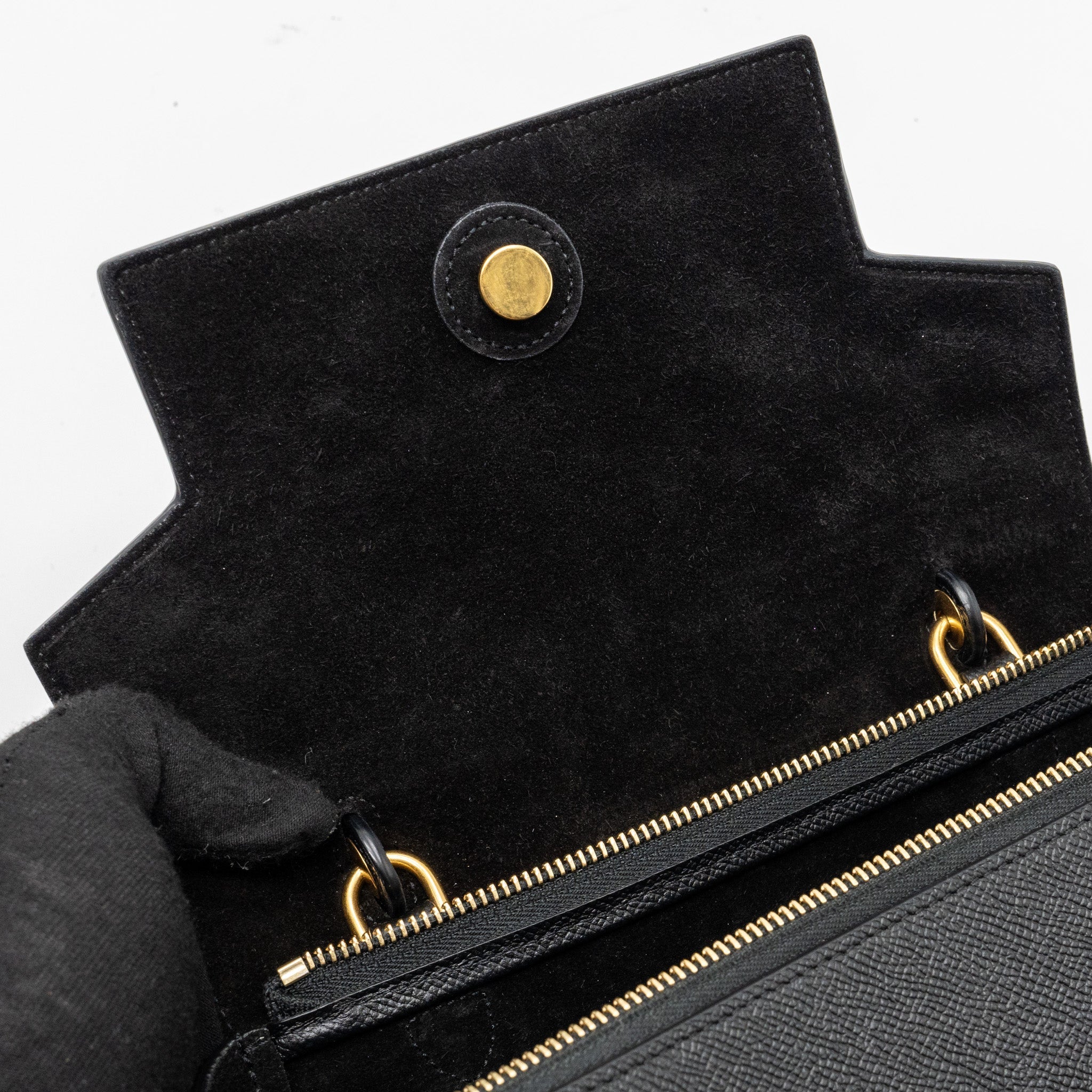 CELINE MICRO BELT BAG CALFSKIN BLACK GHW