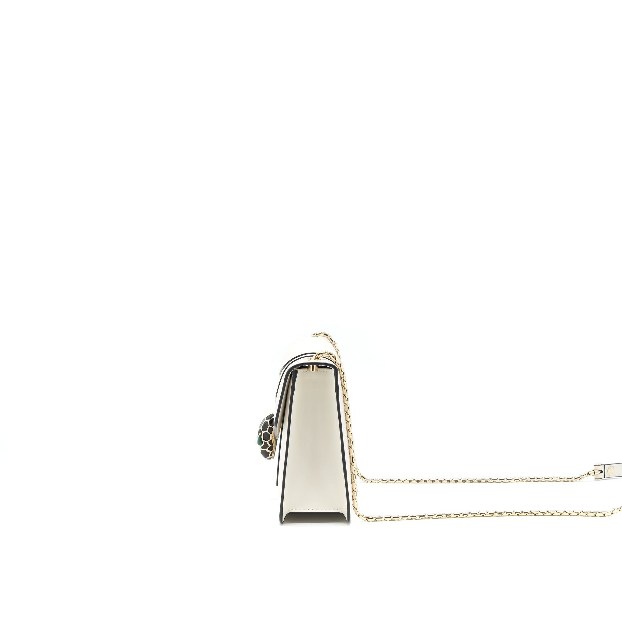 BVLGARI SERPENTI FOREVER CROSSBODY BAG WHITE LGHW