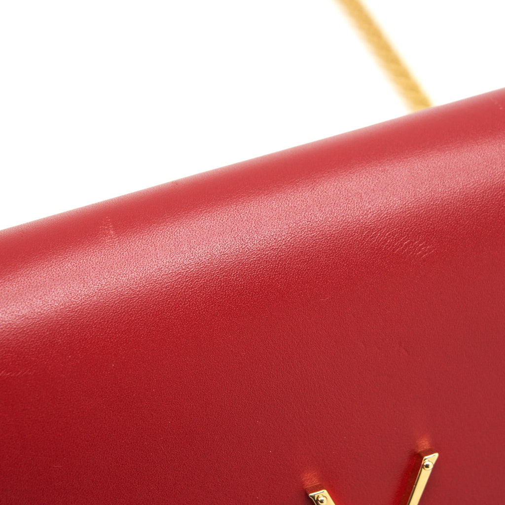 SAINT LAURENT (YSL) MEDIUM KATE BAG TASSEL RED GHW