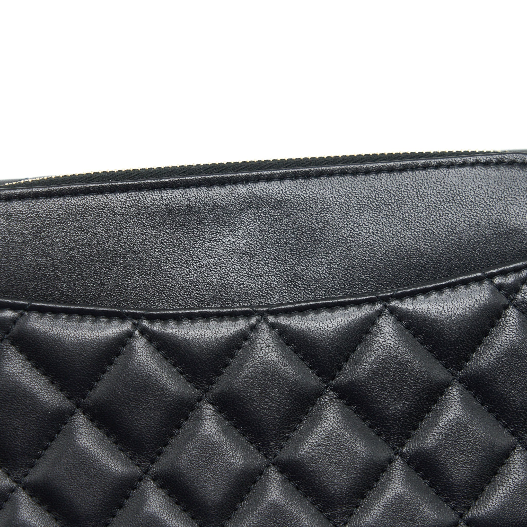 CHANEL LIMITED CHARM DOUBLE LAYER MINI CHAIN BAG LAMBSKIN BLACK GHW