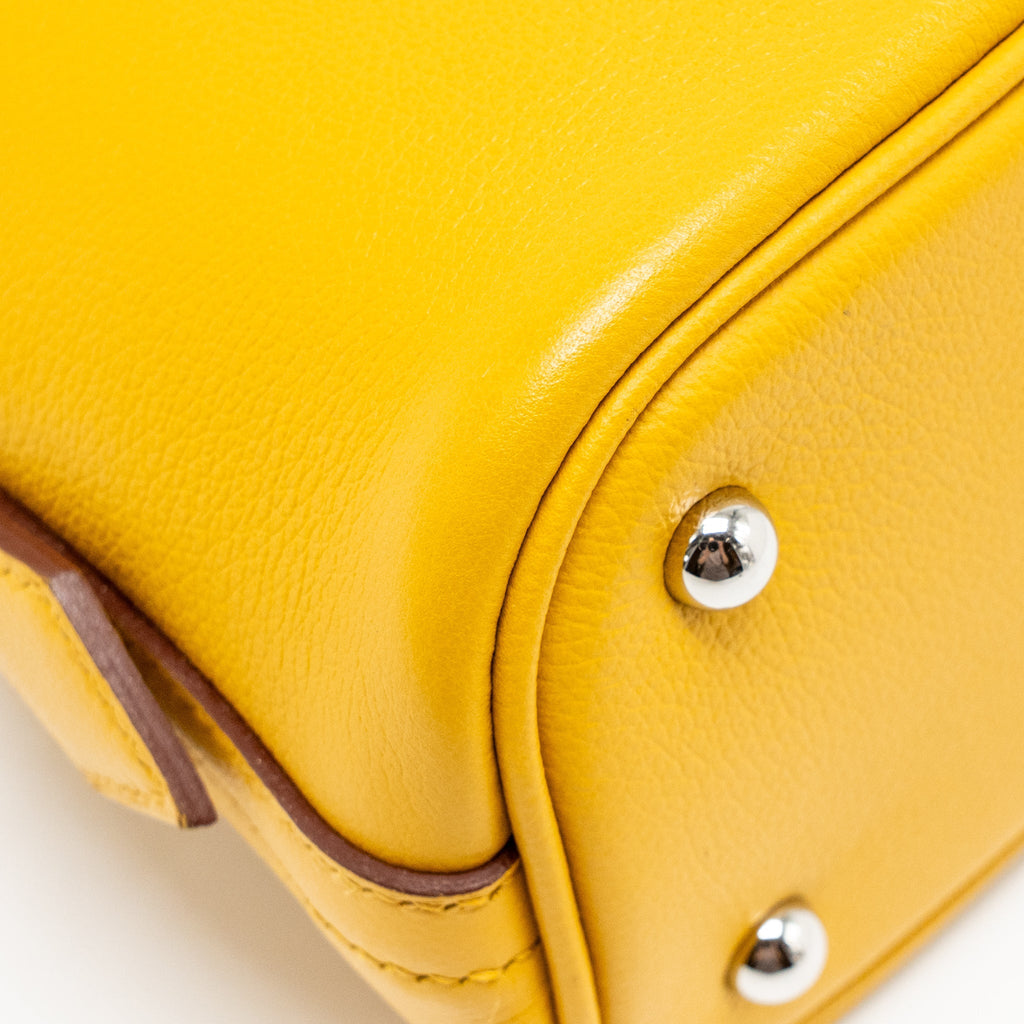 HERMES BOLIDE 1923 25 EVERCOLOR JAUNE AMBER / ROSE ETE SHW
