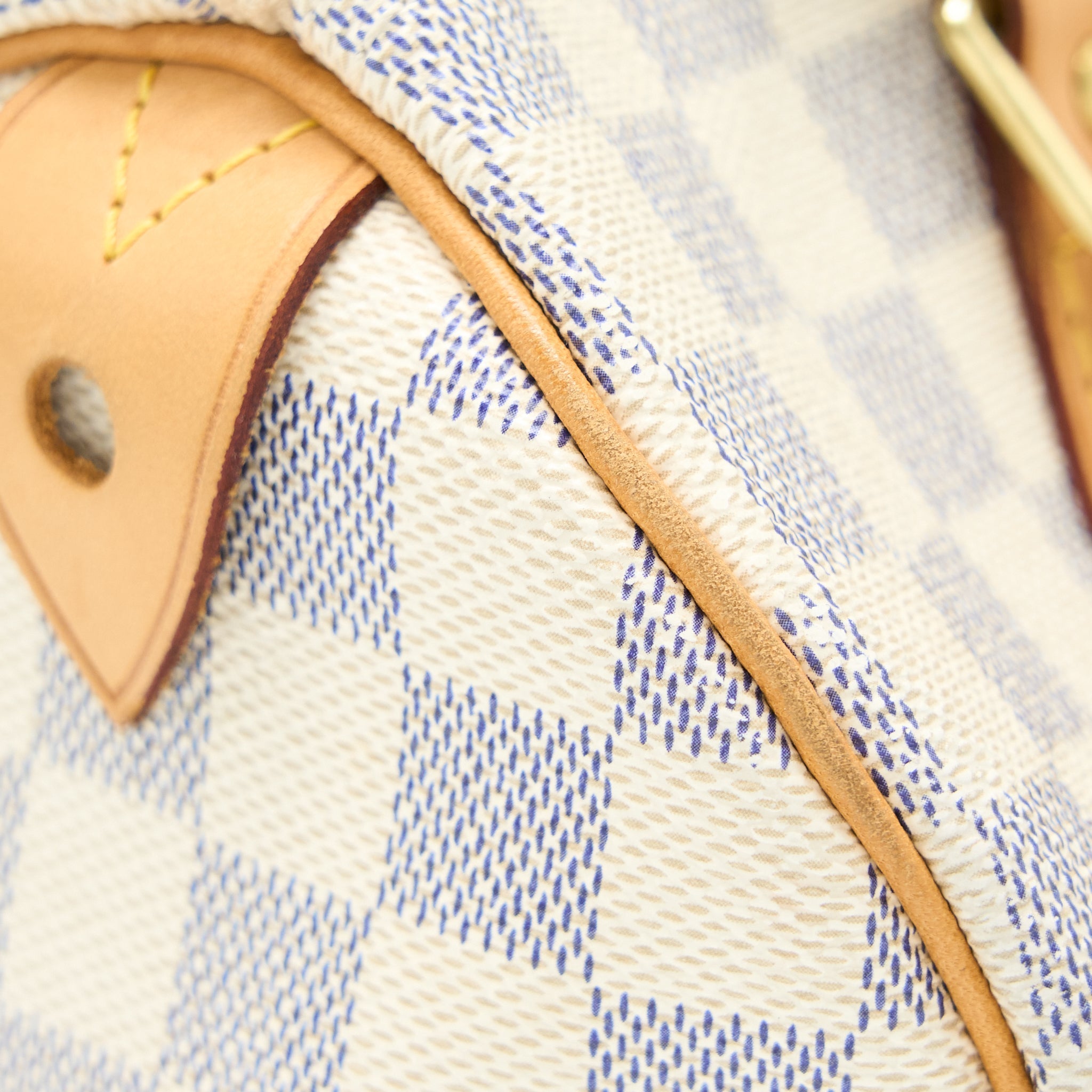 LOUIS VUITTON SPEEDY 25 DAMIER AZUR CANVAS GHW