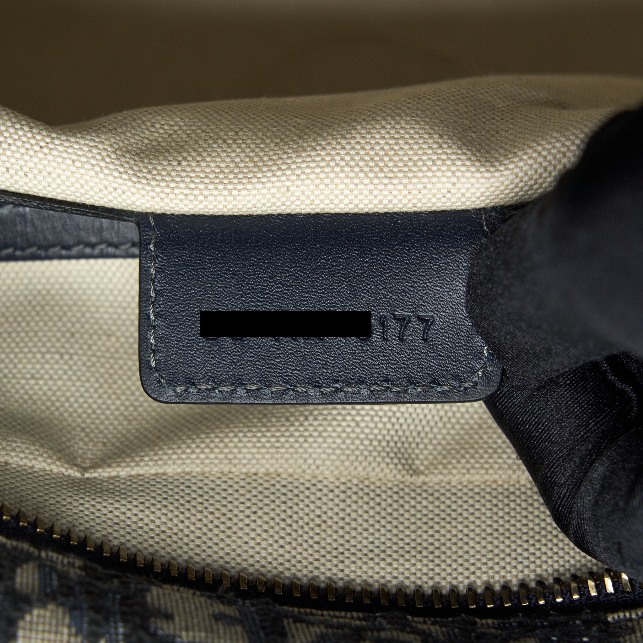 DIOR OBLIQUE COLLECTION BLUE MONOGRAM CANVAS TOTE BAG