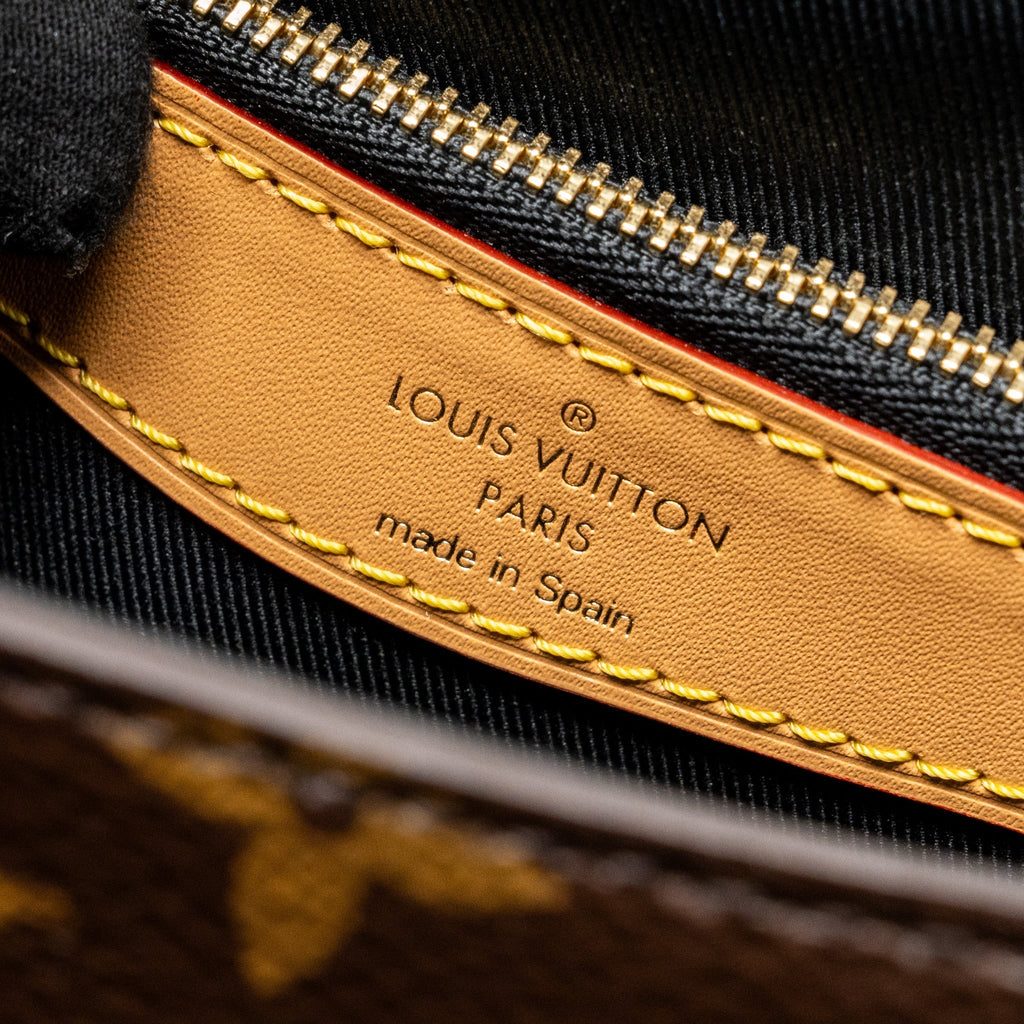 LOUIS VUITTON DIANE BAG WITH JACQUARD STRAP MONOGRAM CANVAS GHW