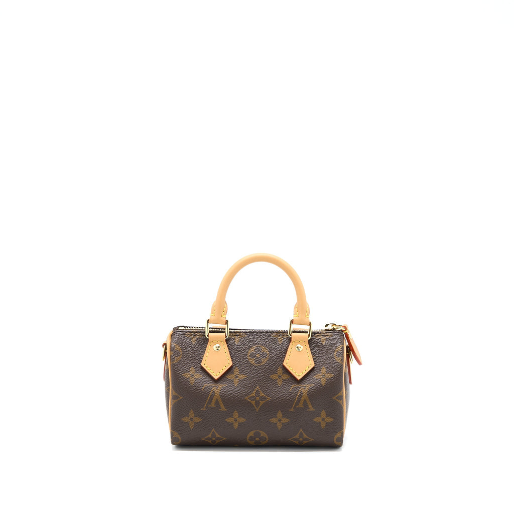 LOUIS VUITTON NEW VERSION NANO SPEEDY MONOGRAM CANVAS GHW