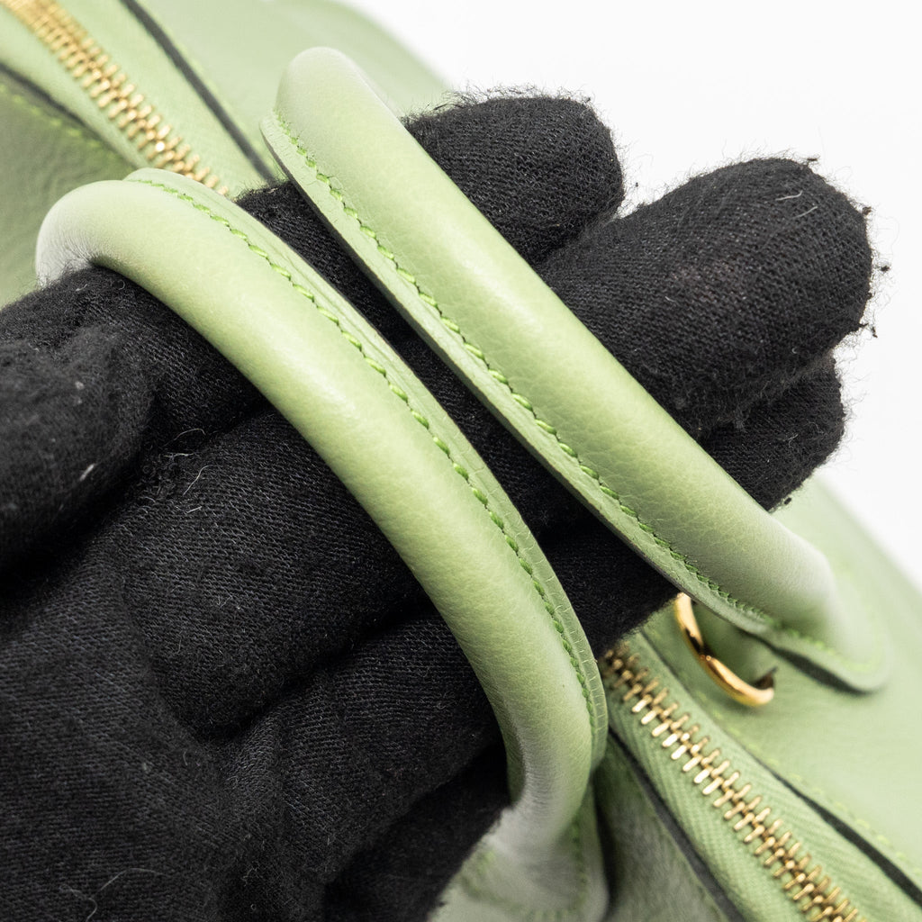 HERMES MINI BOLIDE EVERCOLOR VERT CRIQUET GWH
