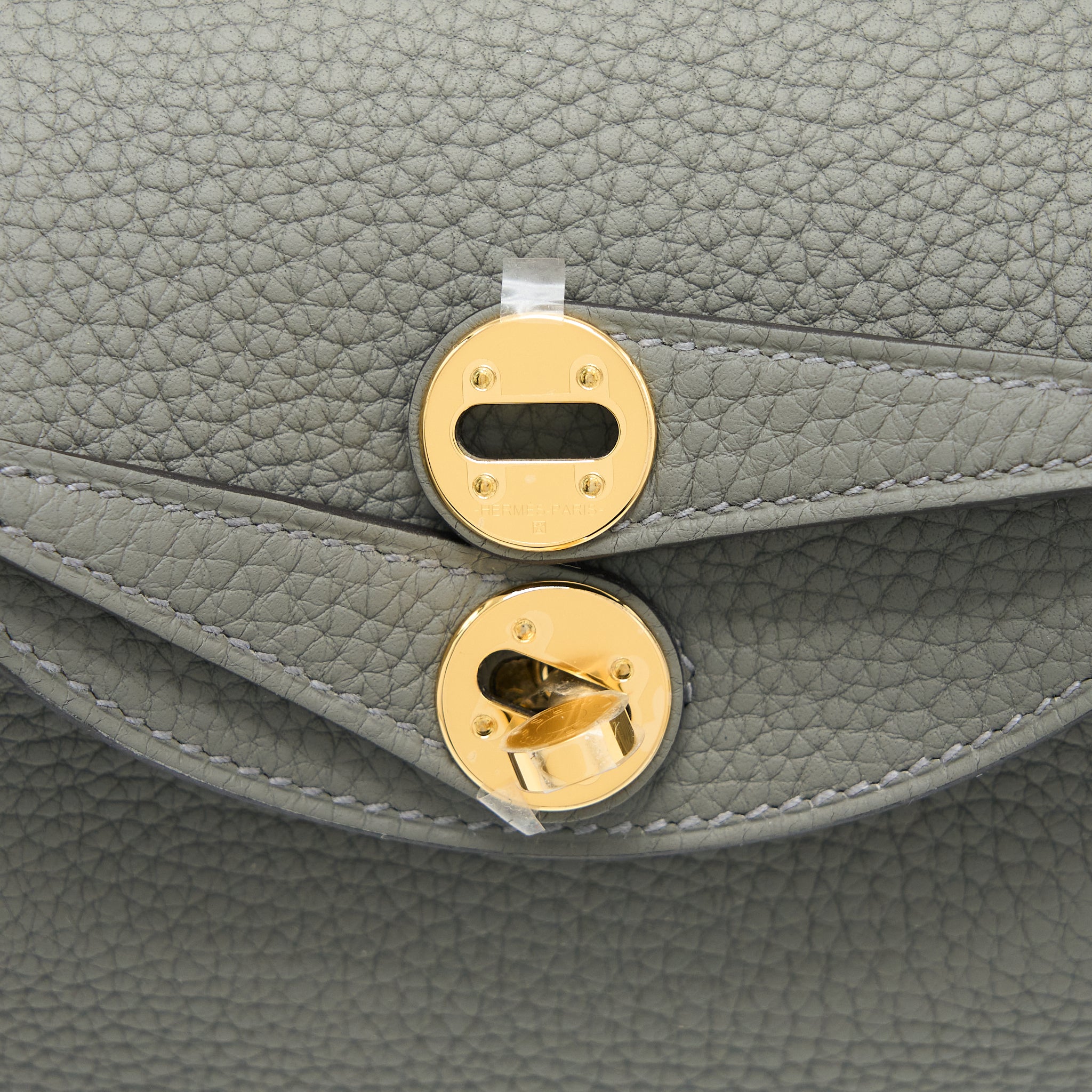 HERMES MINI LINDY CLEMENCE 0L GRIS MEYER GHW