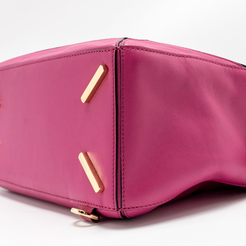 LOEWE MEDIUM PUZZLE BAG CALFSKIN FUCHSIA GHW