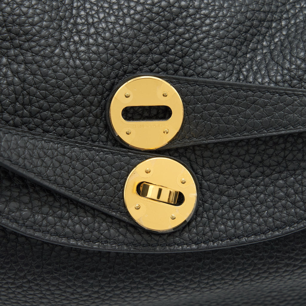 HERMES LINDY 26 CLEMENCE BLACK GHW