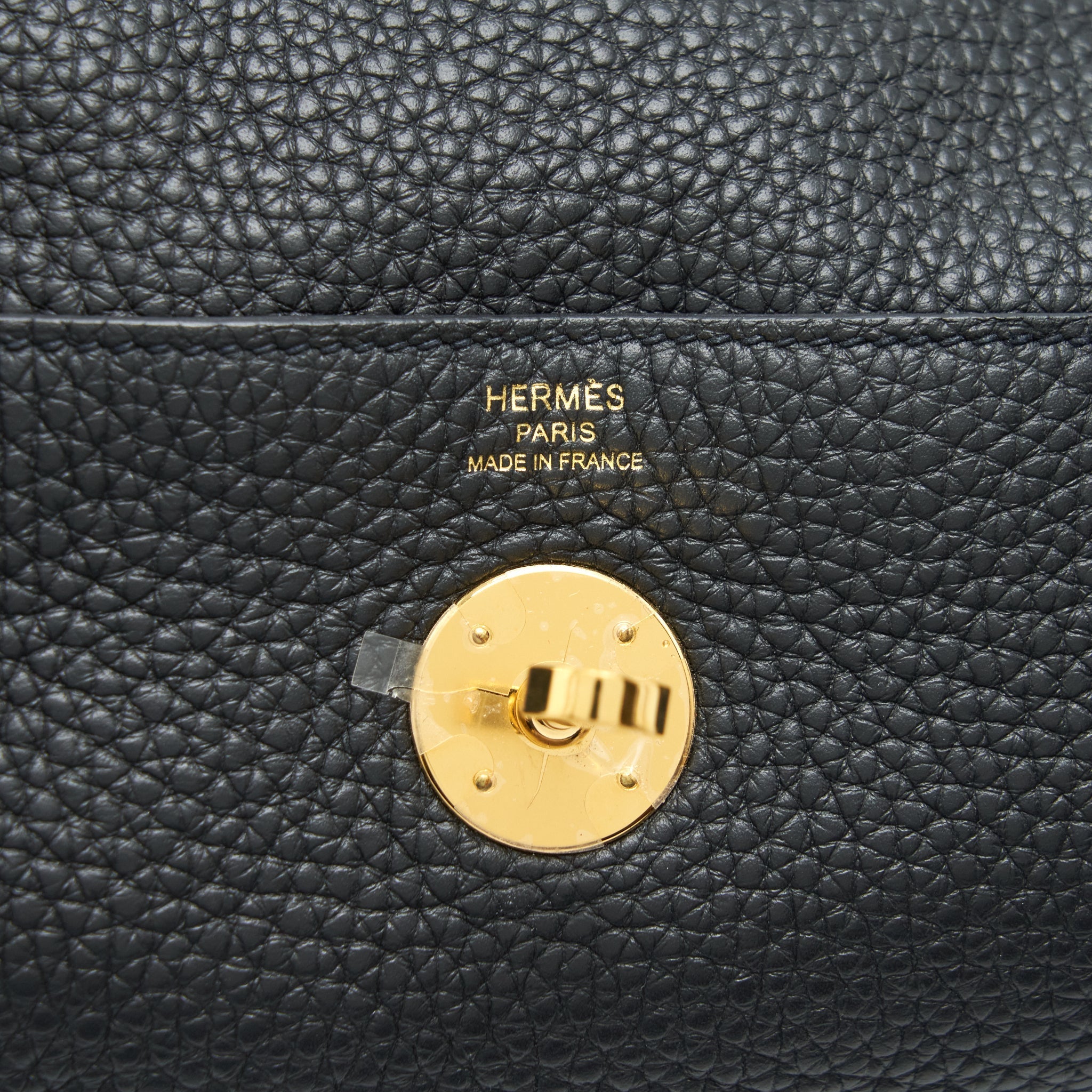 HERMES LINDY 26 CLEMENCE BLACK GHW