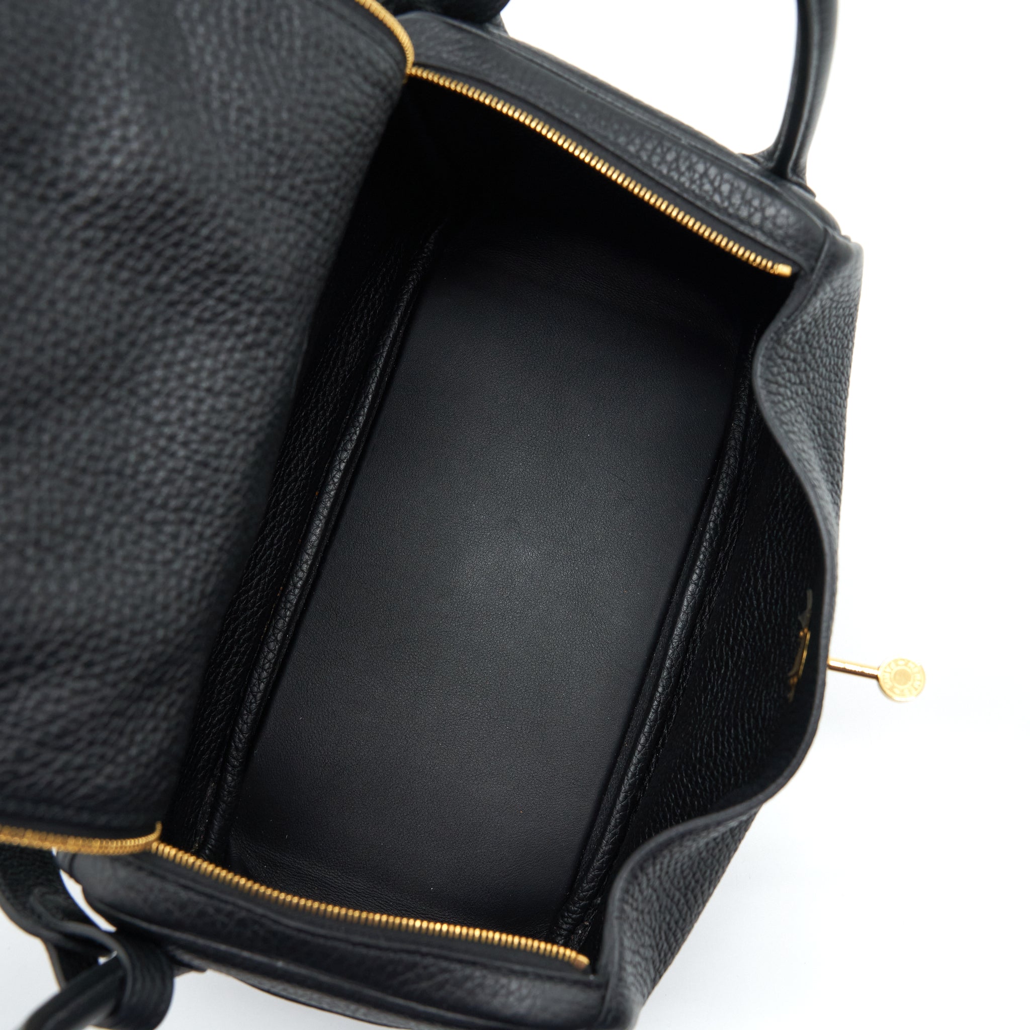 HERMES LINDY 26 CLEMENCE BLACK GHW