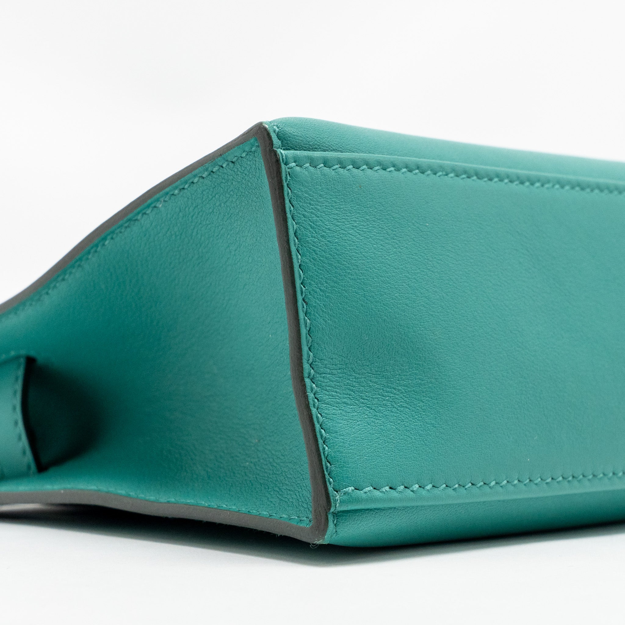 HERMES KELLY POCHETTE SWIFT VERT VERONE GHW