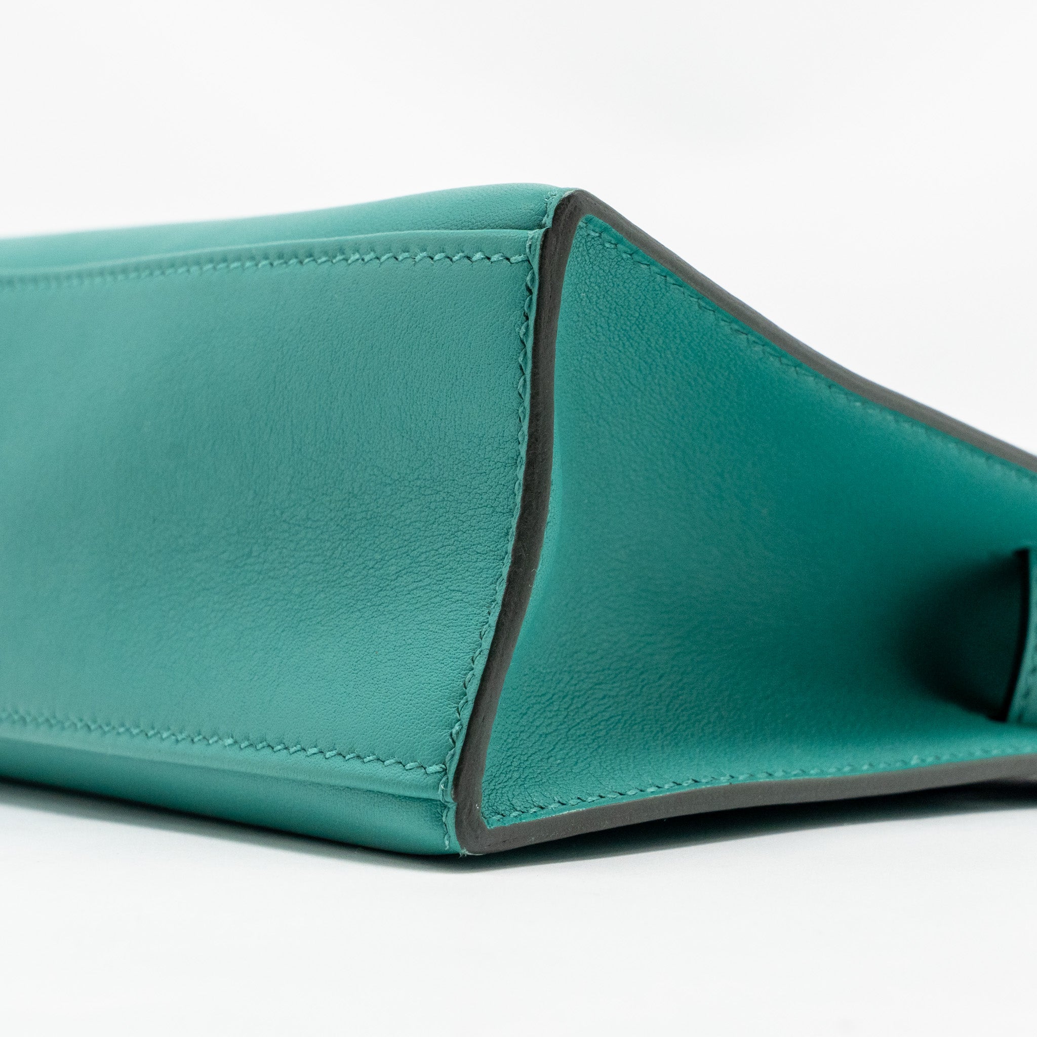 HERMES KELLY POCHETTE SWIFT VERT VERONE GHW