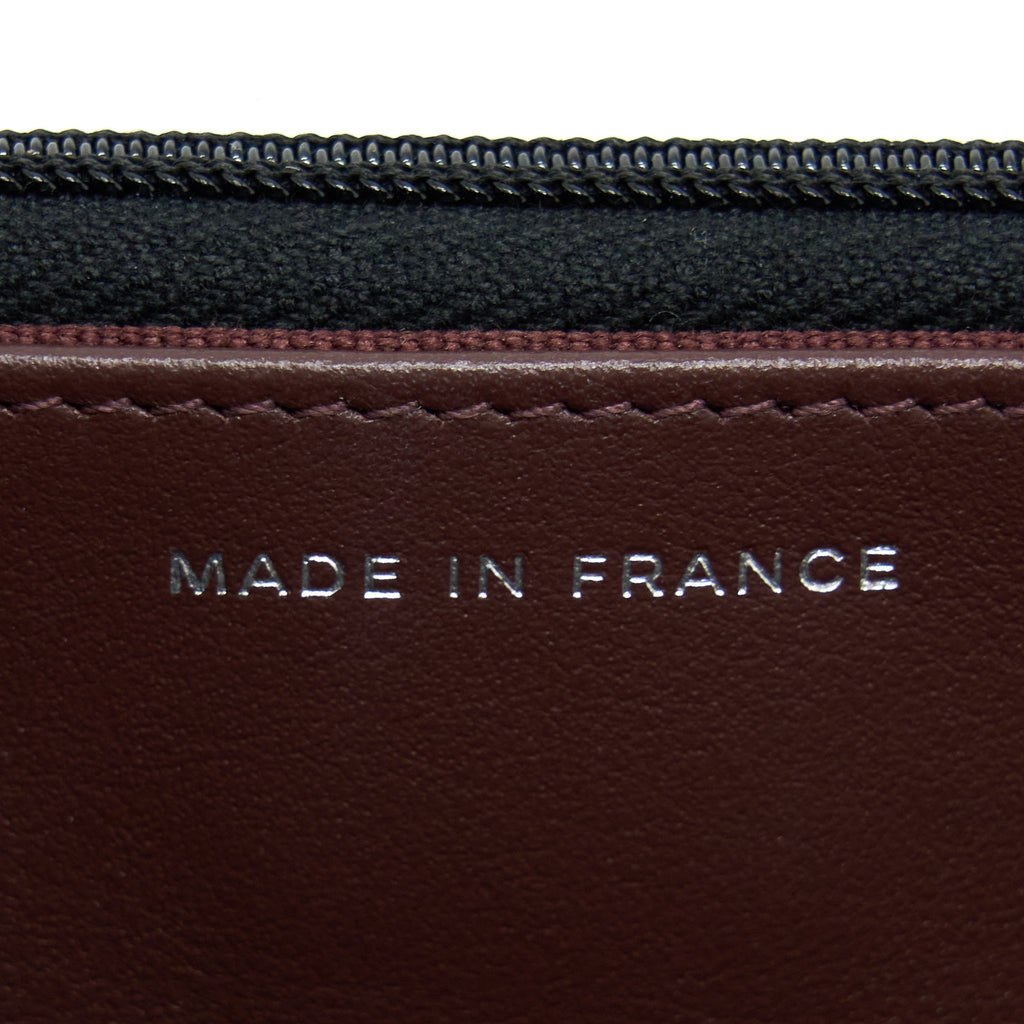 CHANEL CLASSIC WALLET ON CHAIN CAVIAR BLACK SHW (MICROCHIP)