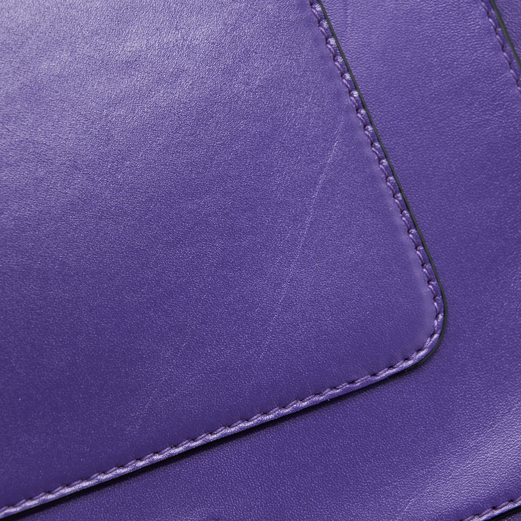 BVLGARI SERPENTI FOREVER SHOULDER BAG PURPLE LGHW
