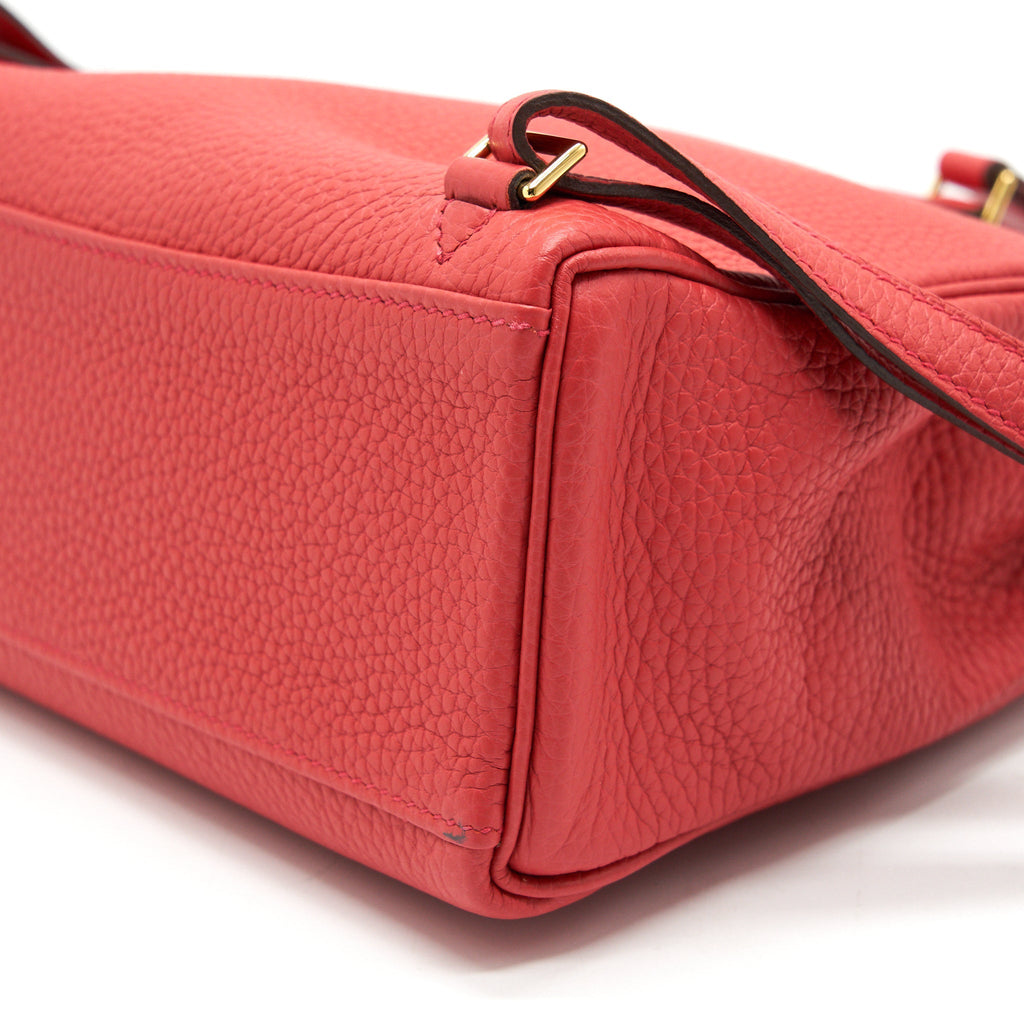 HERMES KELLY ADO A5 BOUGAINVILLEA GHW CLEMENCE LEATHER