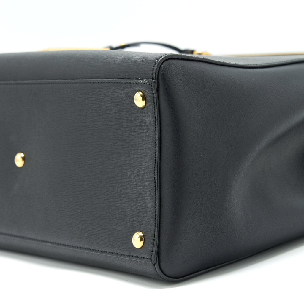 FENDI 2JOURS TOTE BAG BLACK GHW