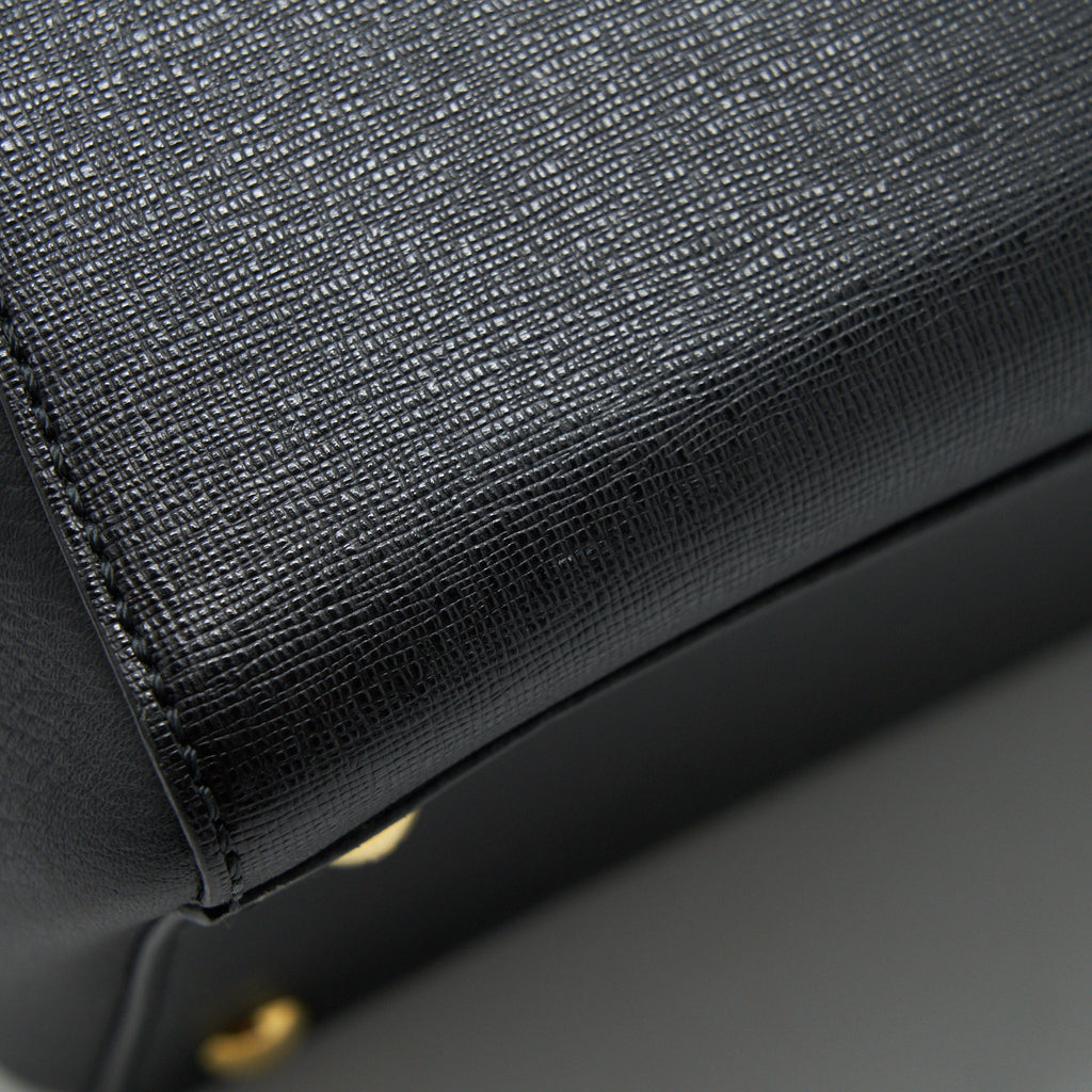 FENDI 2JOURS TOTE BAG BLACK GHW