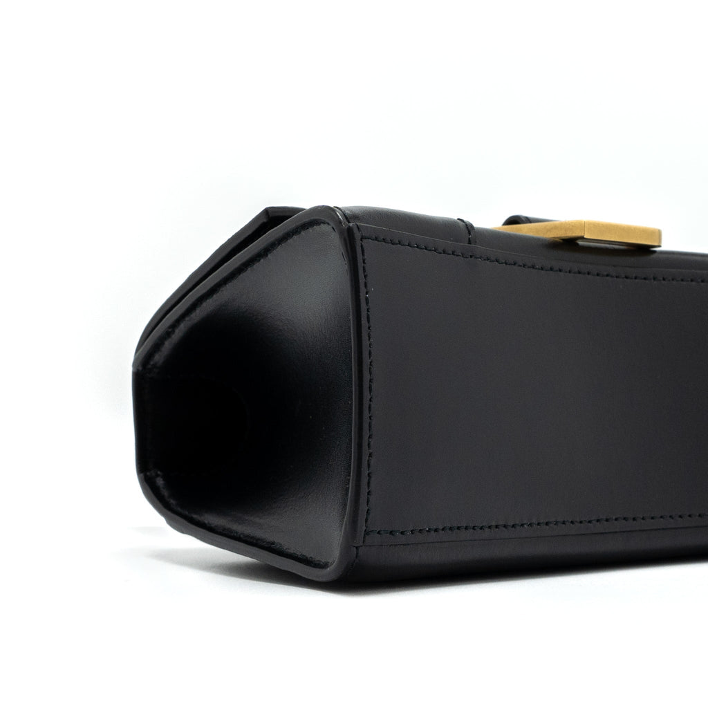 BALENCIAGA HOURGLASS XS CALFSKIN BLACK GHW