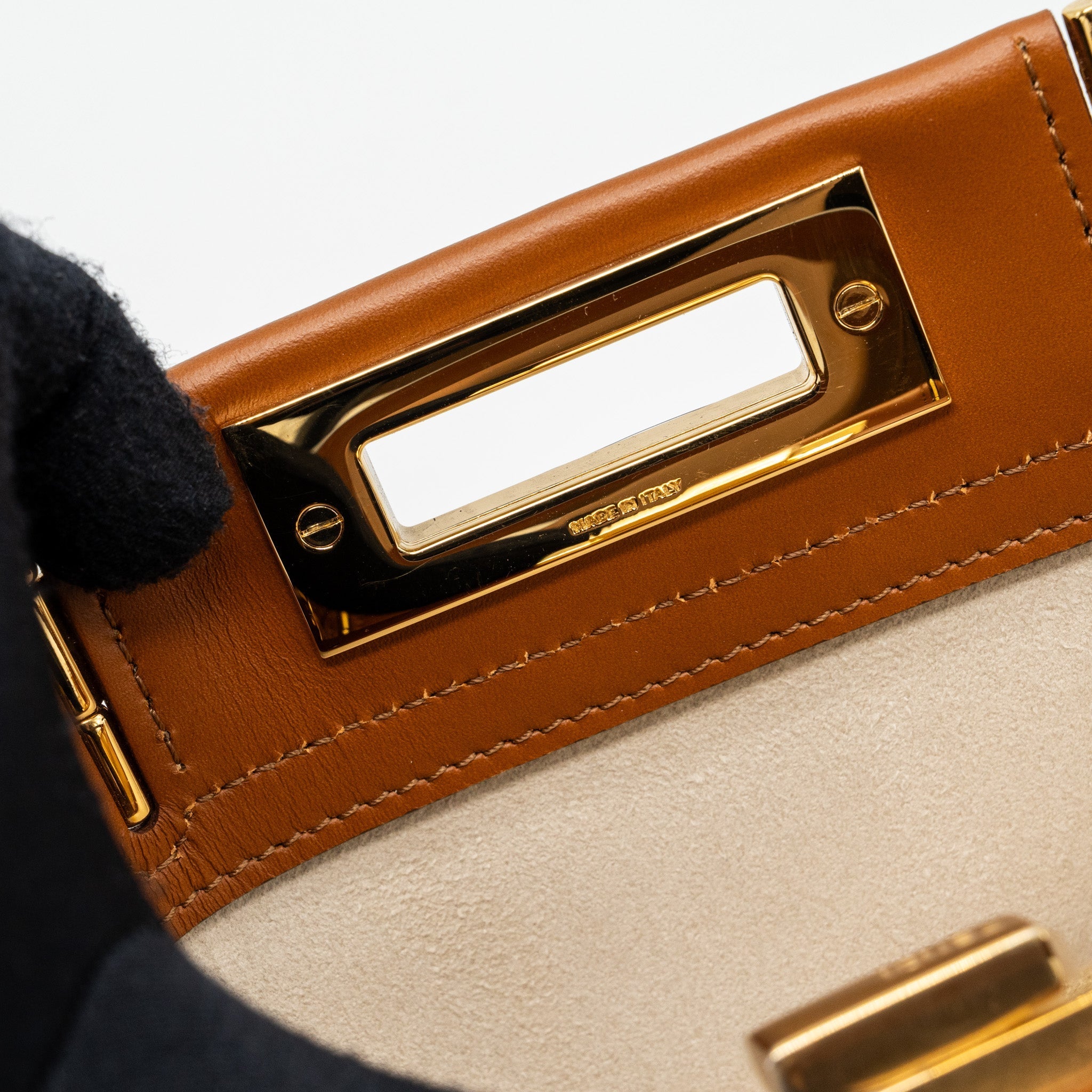 FENDI MEDIUM PEEKABOO BAG CALFSKIN MULTICOLOUR GHW