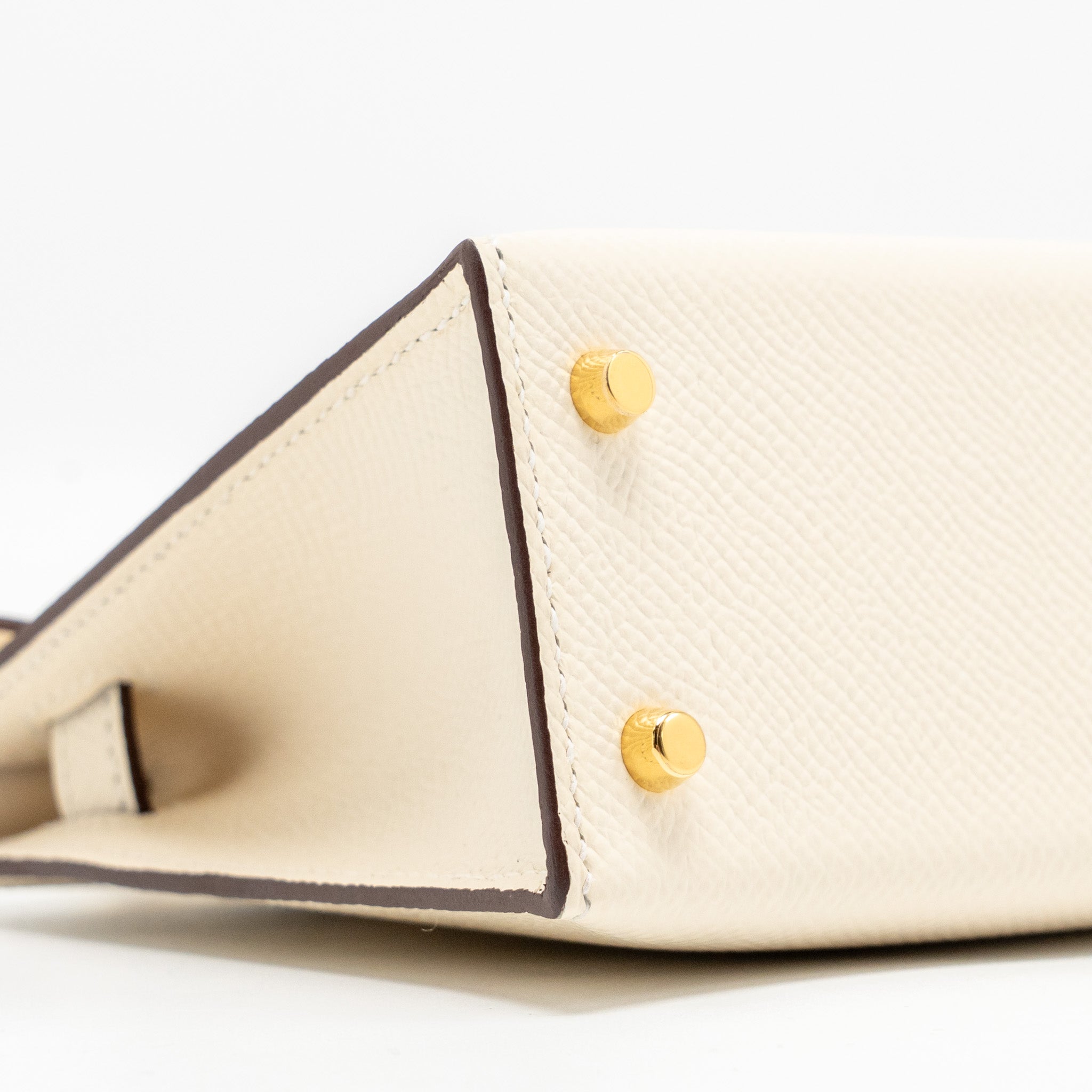 HERMES MINI KELLY II EPSOM NATA GHW