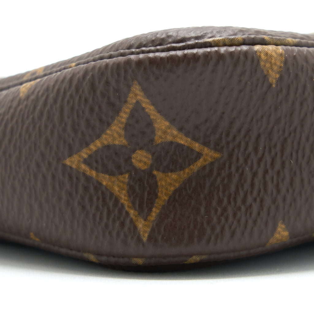 LOUIS VUITTON MINI POCHETTE ACCESSORIES MONOGRAM CANVAS GHW