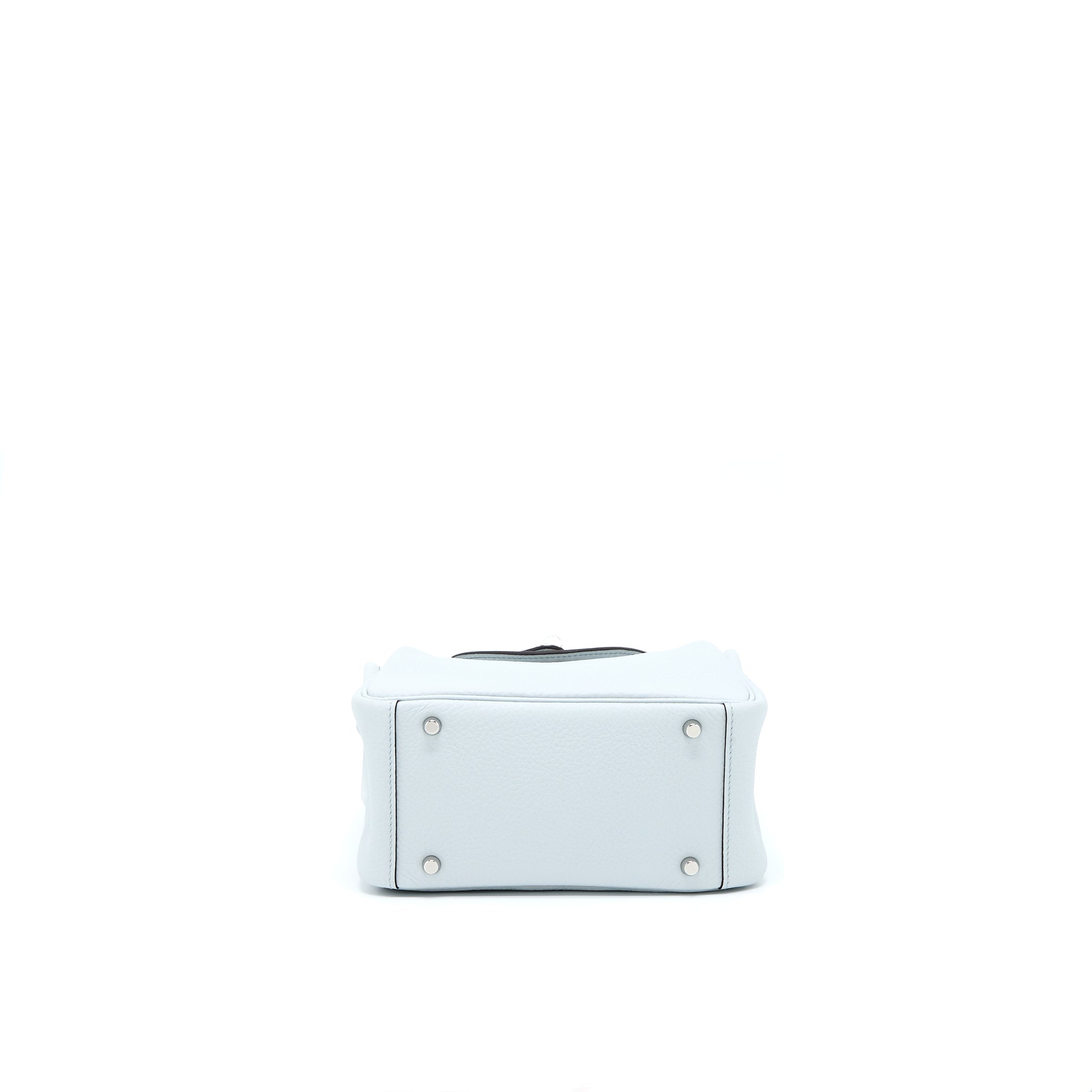 HERMES MINI LINDY CLEMENCE BLUE PALE SHW