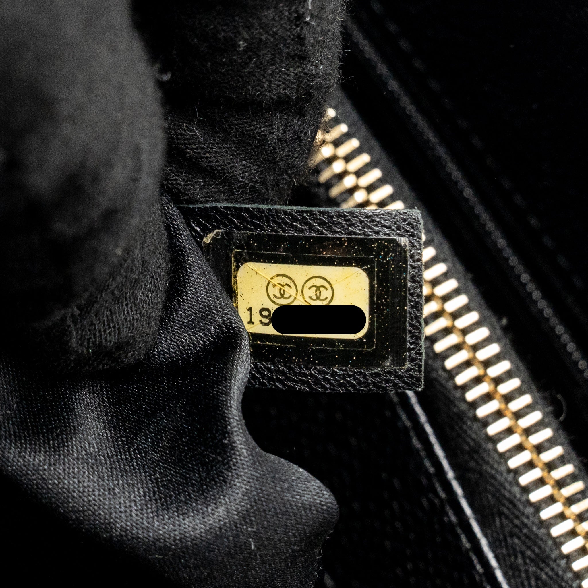 CHANEL GRAND SHOPPING TOTE BAG CAVIAR BLACK GHW