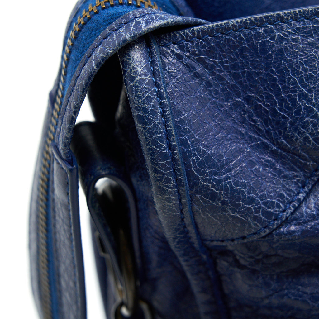 BALENCIAGA CLASSIC CITY BAG BLUE