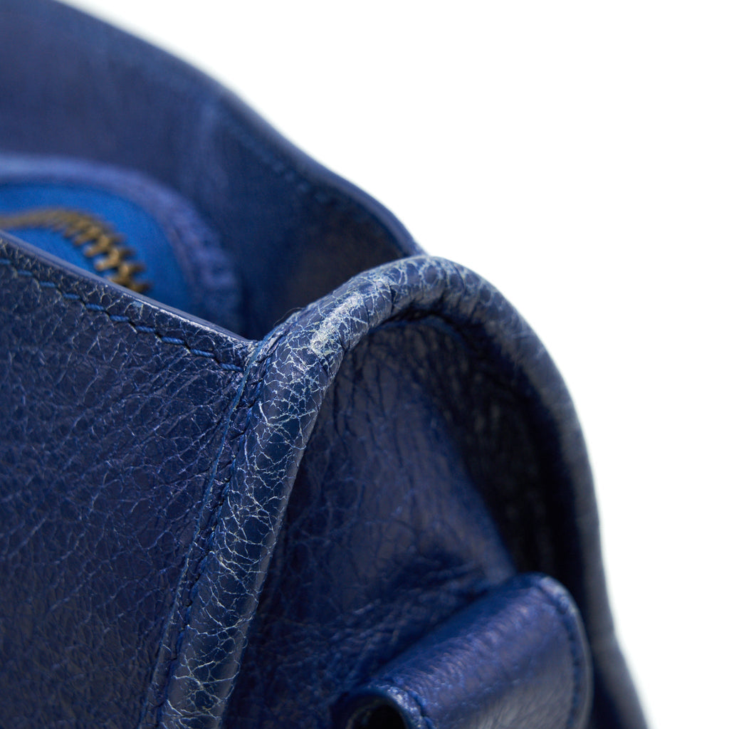 BALENCIAGA CLASSIC CITY BAG BLUE