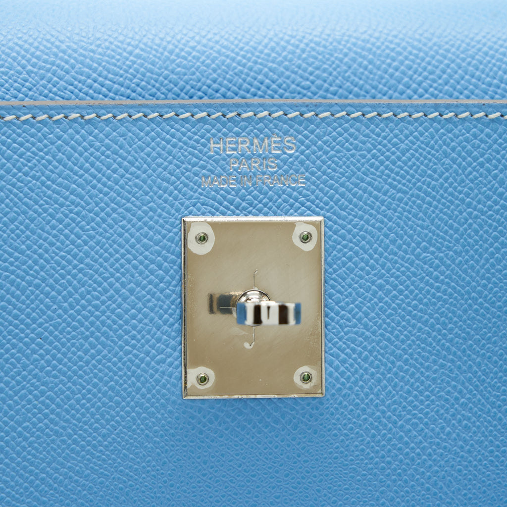HERMES KELLY 35 EPSOM 7N CELESTE SHW