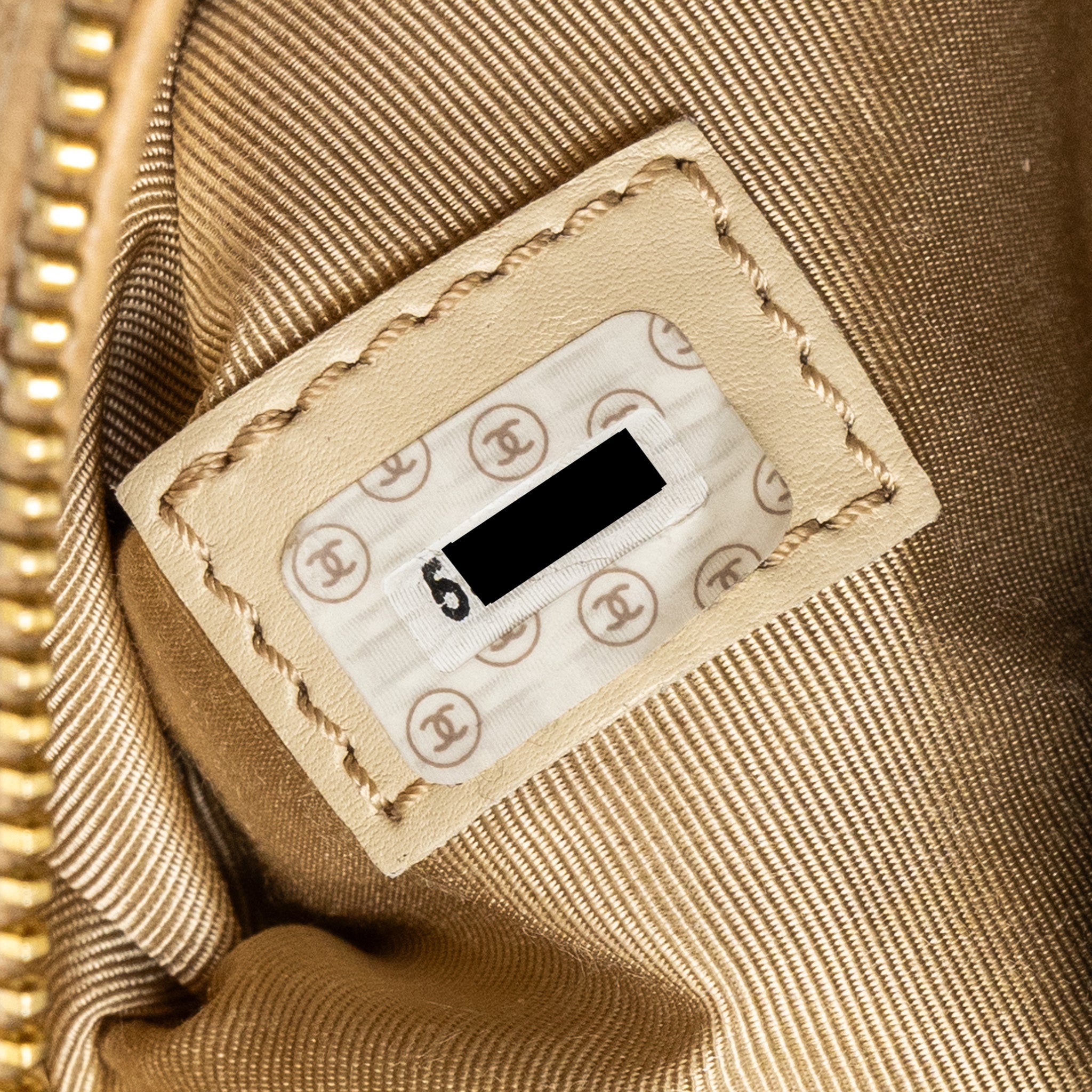 CHANEL VINTAGE TOTE BAG CAVIAR BEIGE GHW