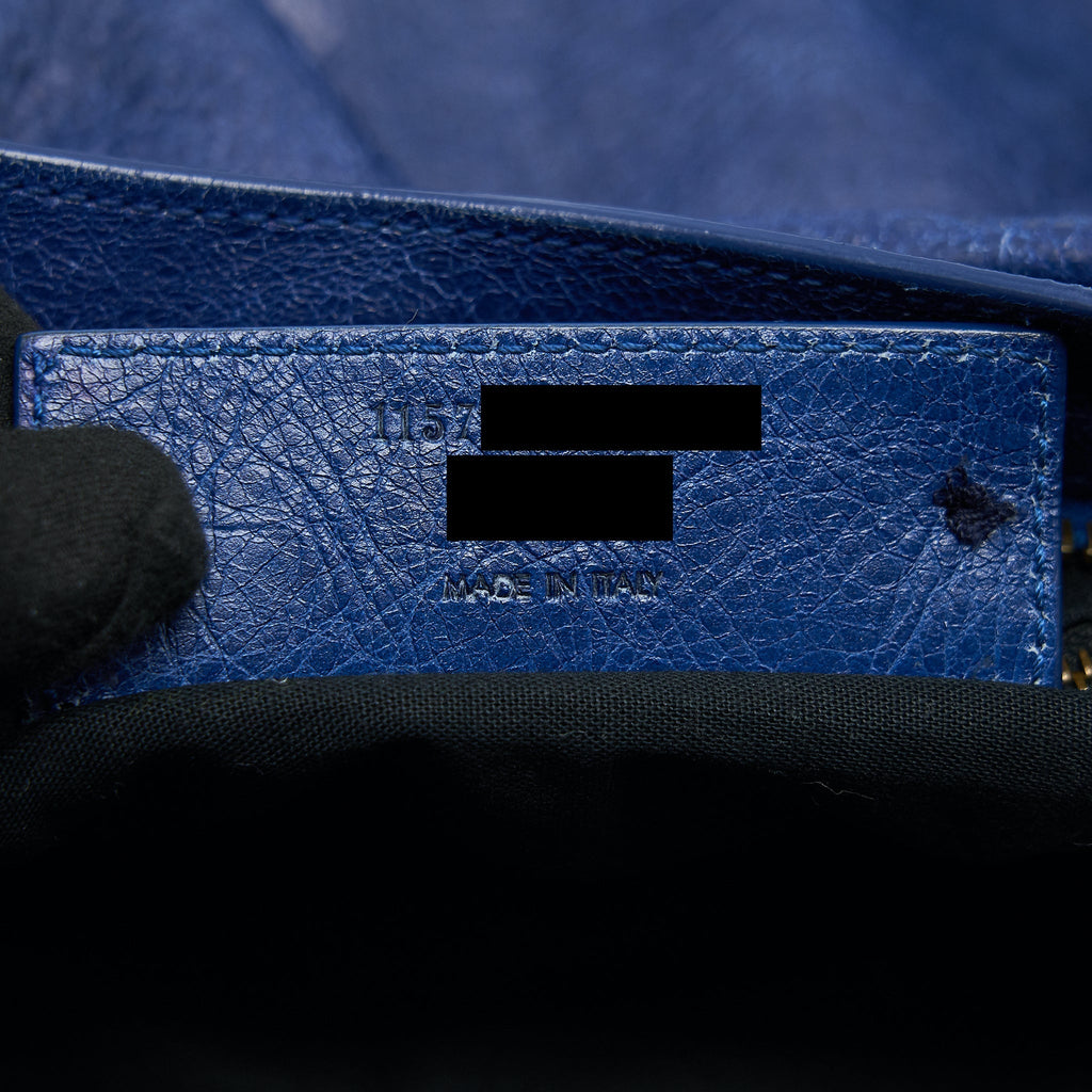 BALENCIAGA CLASSIC CITY BAG BLUE