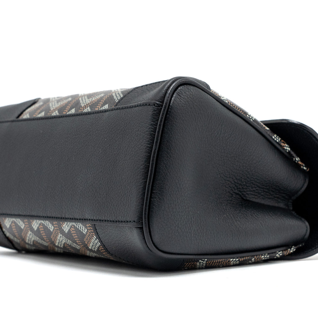 GOYARD SAIGON MINI GOYARDLINE CANVAS BLACK/MULTICOLOUR SHW
